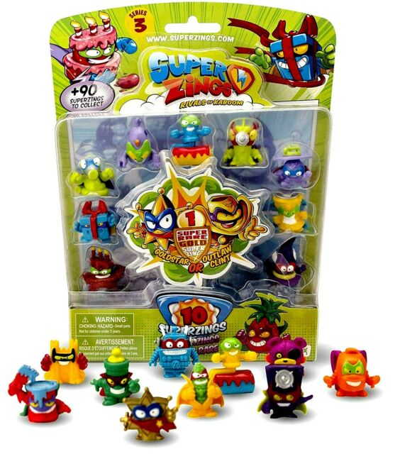 Superzings 3 set de 10 figurine