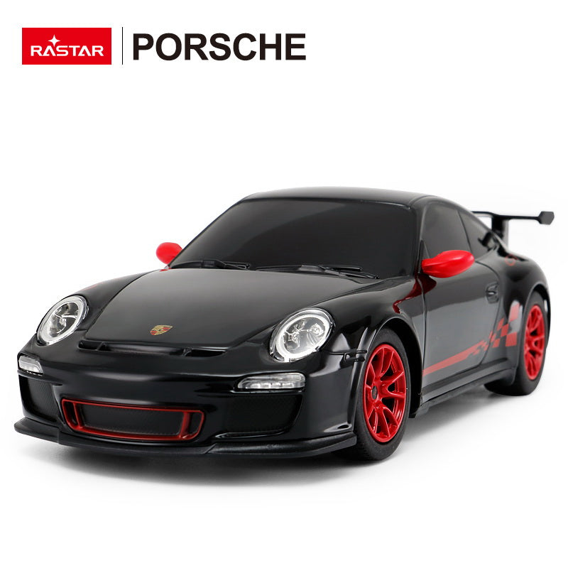 Masina cu telecomanda porsche gt3 rs negru rs scara 1 la 24