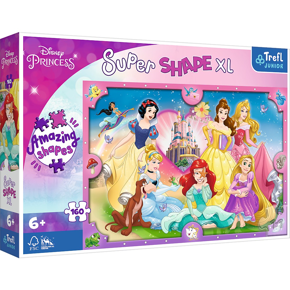 Puzzle trefl primo super shape xxl 160 disney lumea printeselor