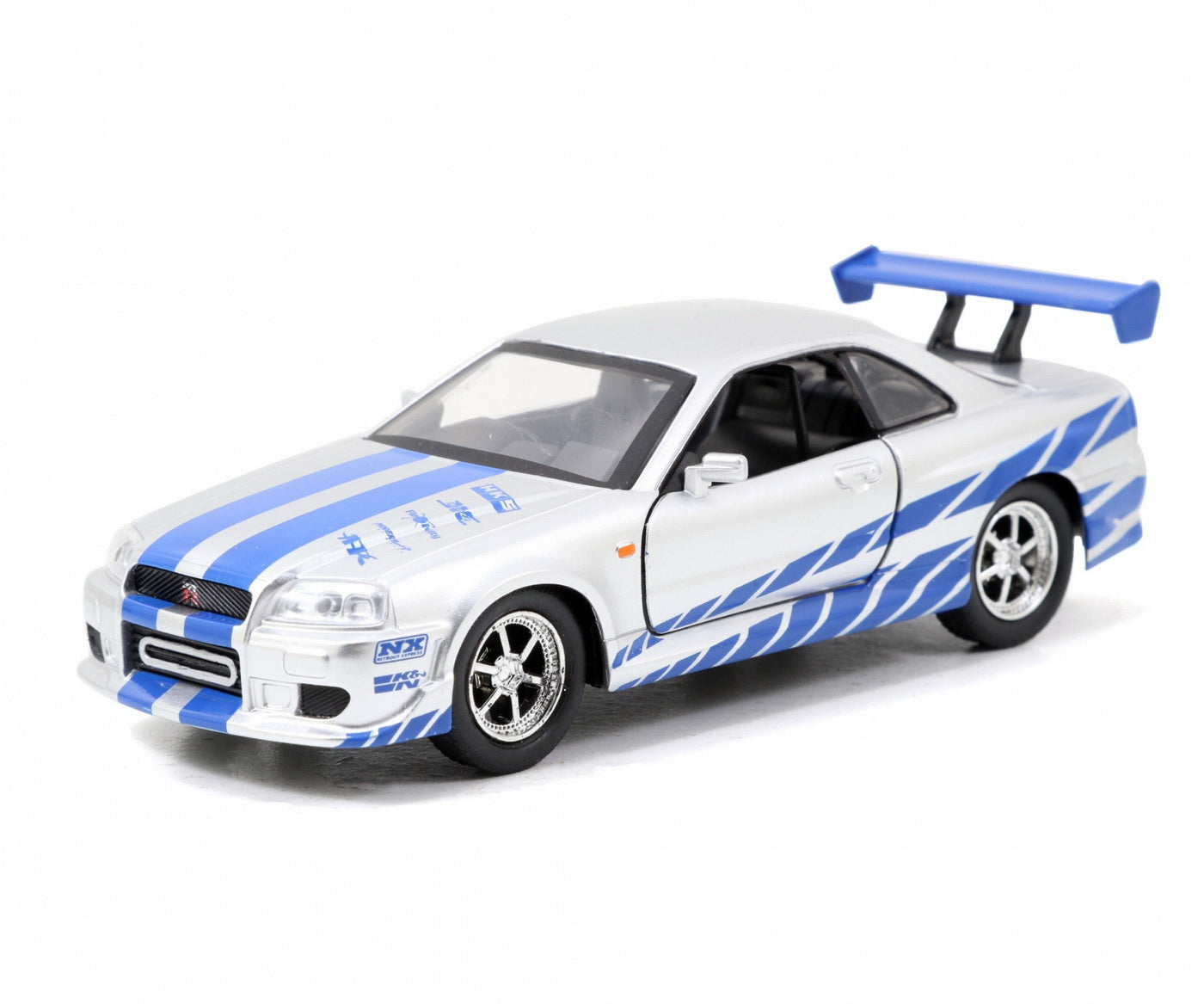 Set masinute metalice fast & furious brian's nissan skyline gt-r(bnr34) scara 1 la 32