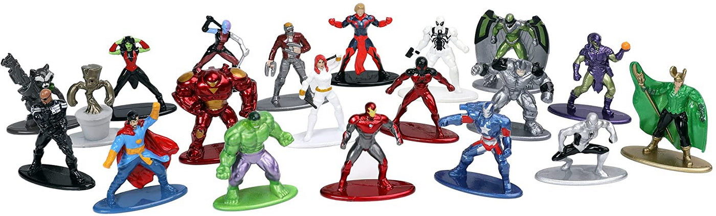 Marvel set 20 de nanofigurine metal 4cm