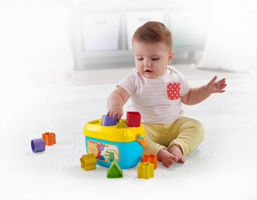 Jucarie bebelusi primele cuburi fisher price