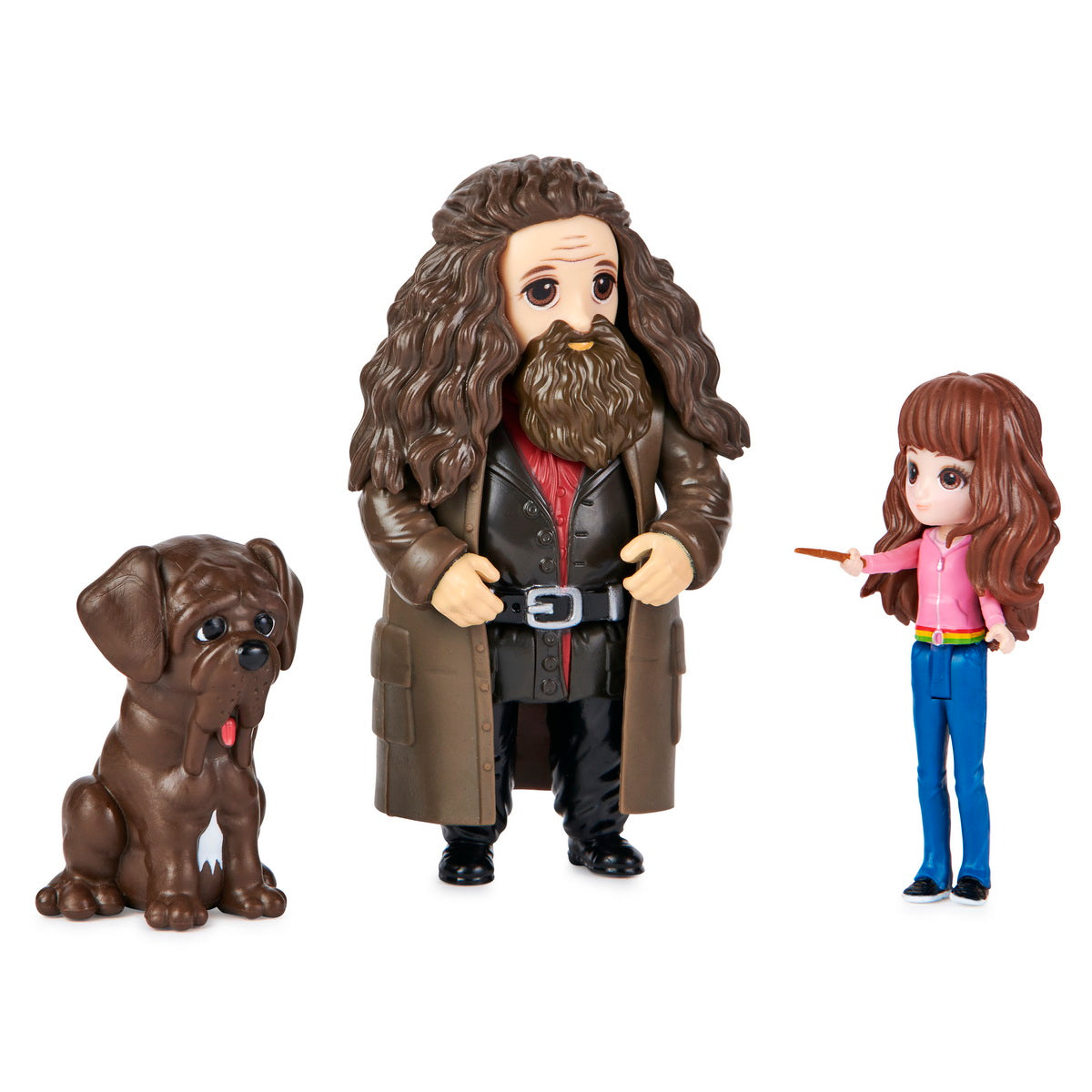 Harry potter set 2 figurine rubeus hagrid si hermione granger