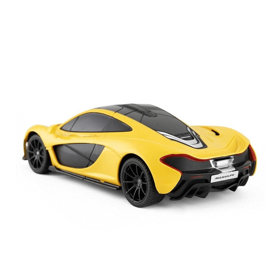 Masina cu telecomanda mclaren p1  galben scara 1 la 24