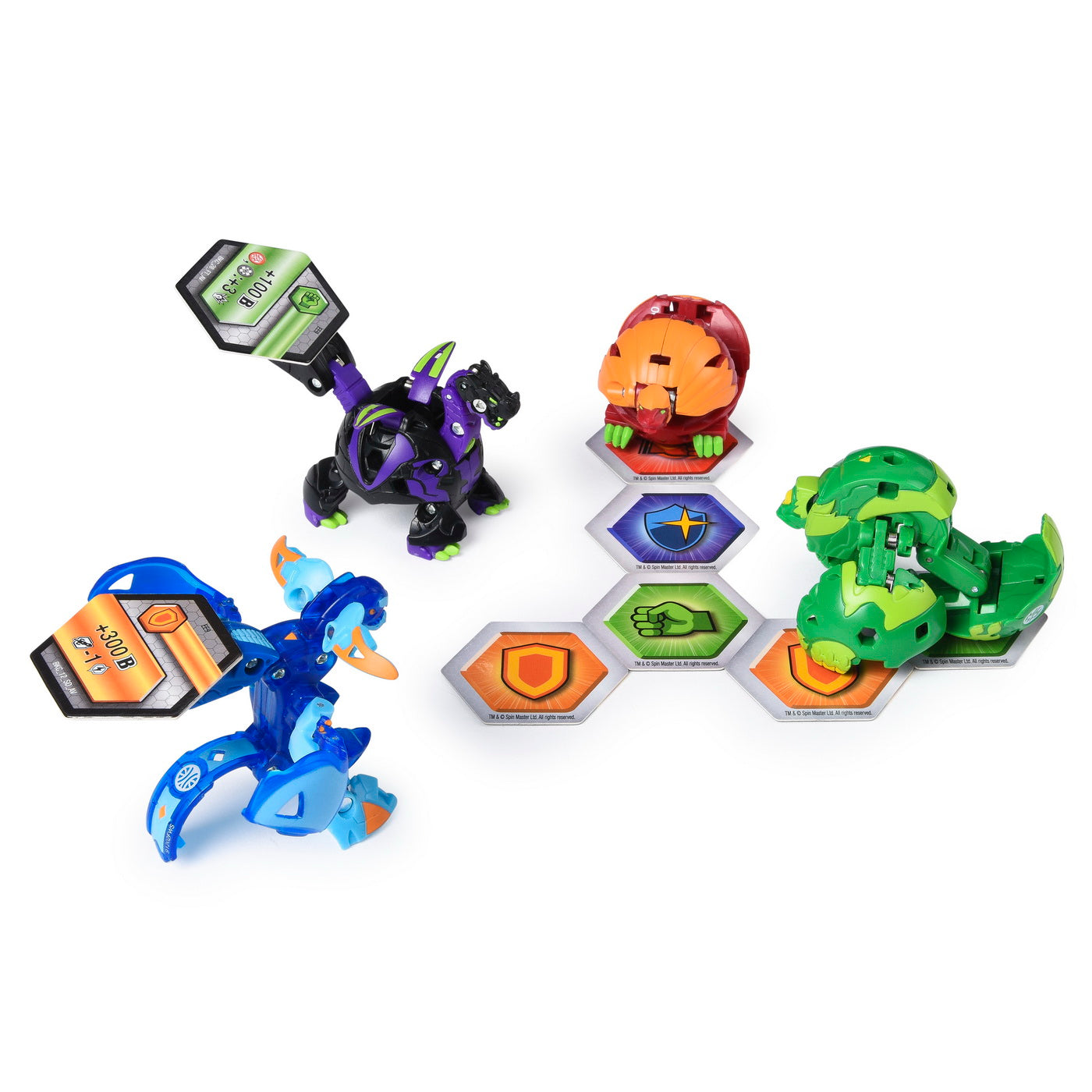 Bakugan s2 set de lupta ultra batrix si ramparian cu baku-gear