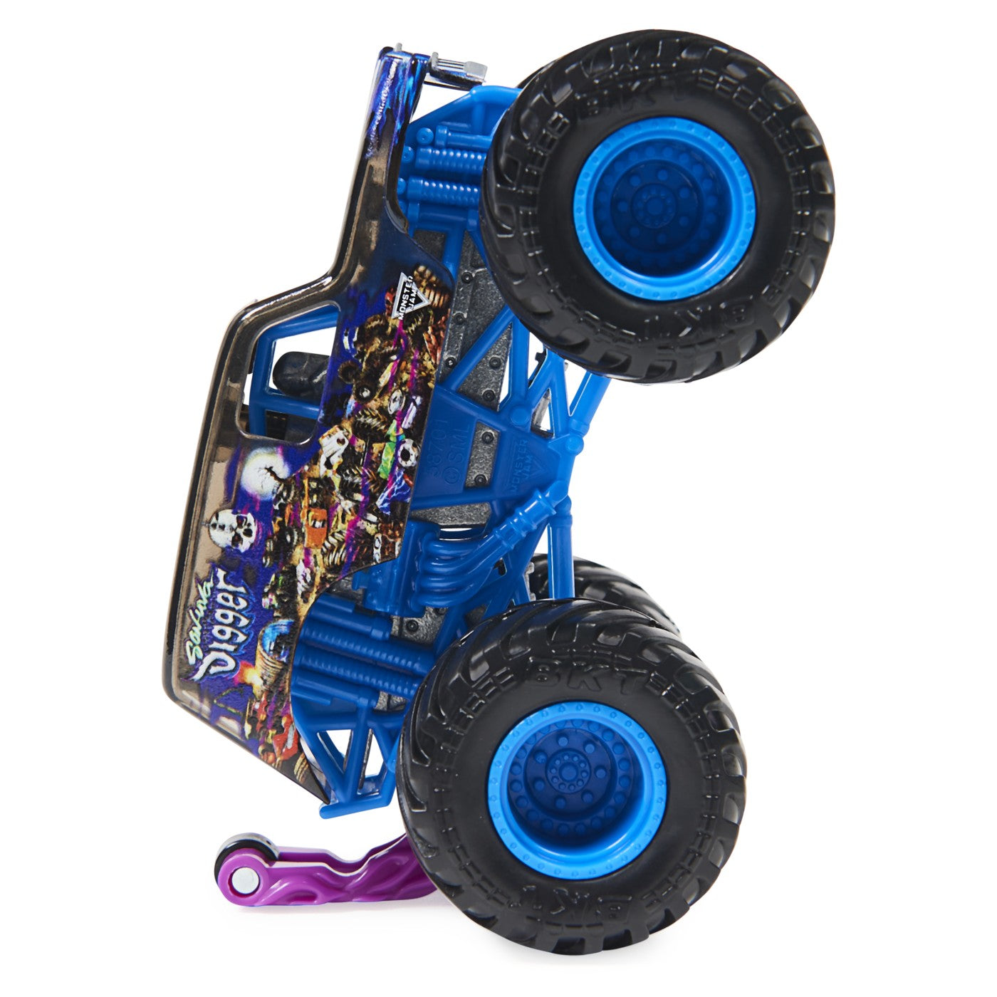 Monster jam masinuta metalica son-uva digger scara 1 la 64