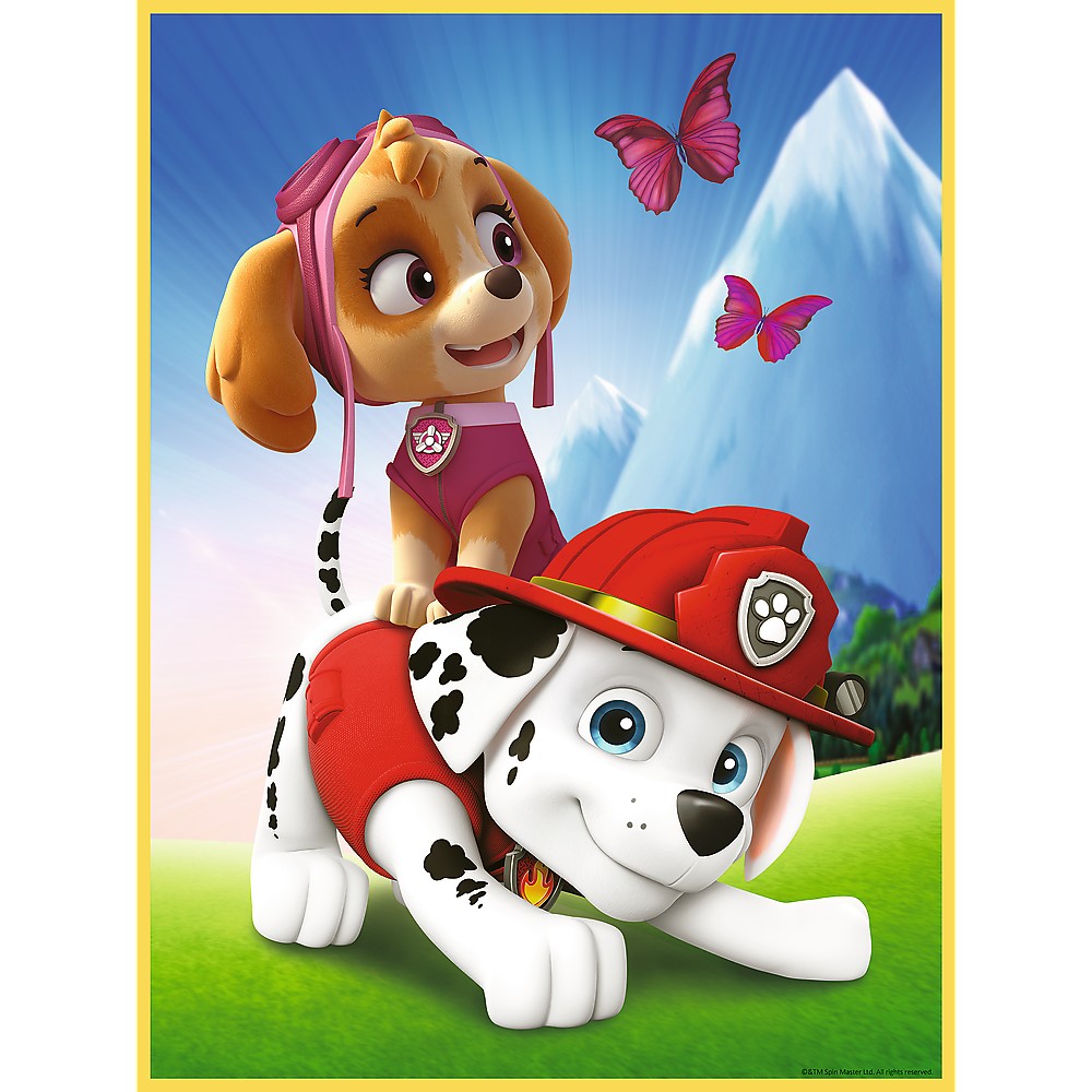 Puzzle trefl primo baby maxi 2x10 patrula catelusilor