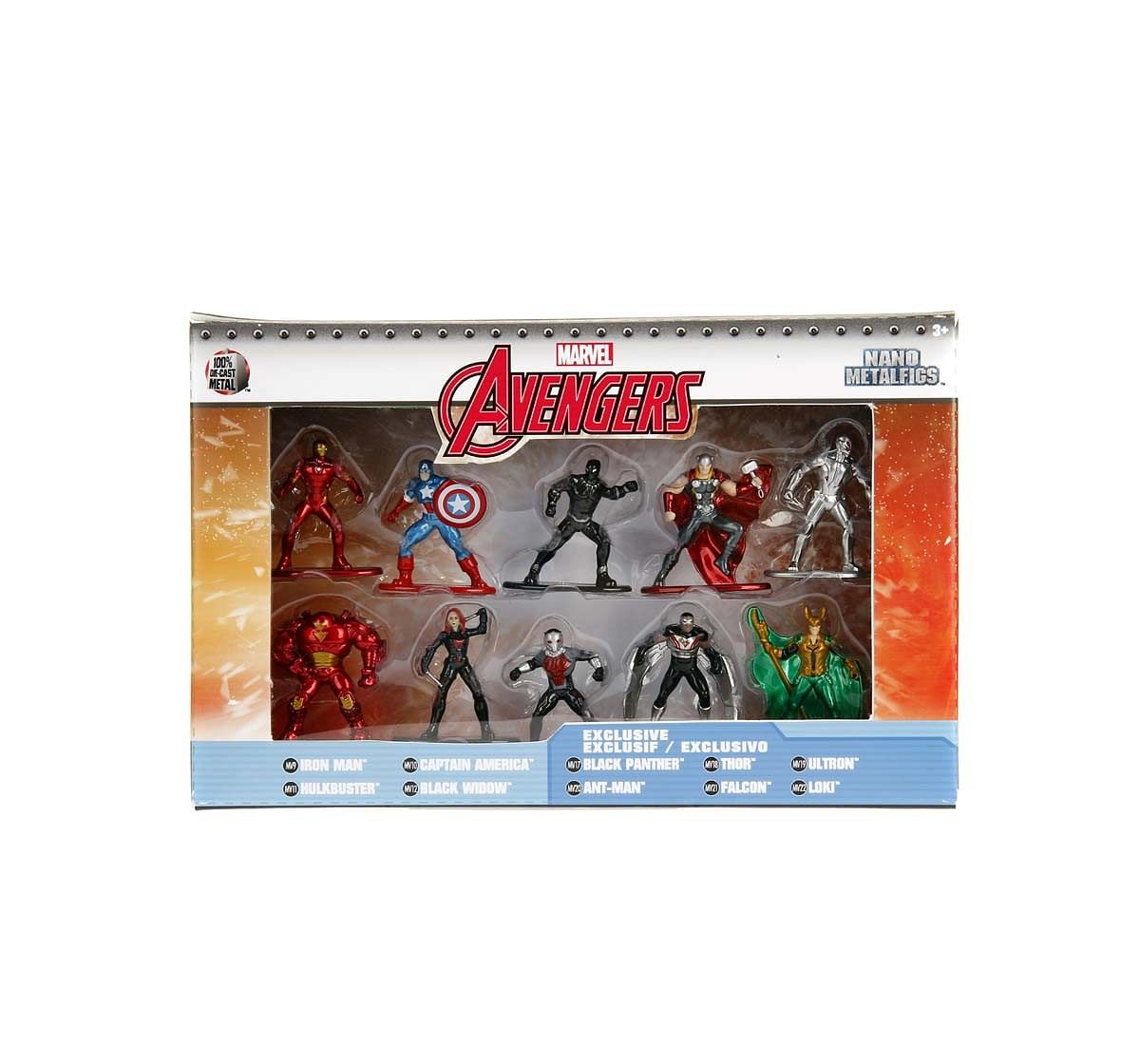 Marvel set 10 nano figurine