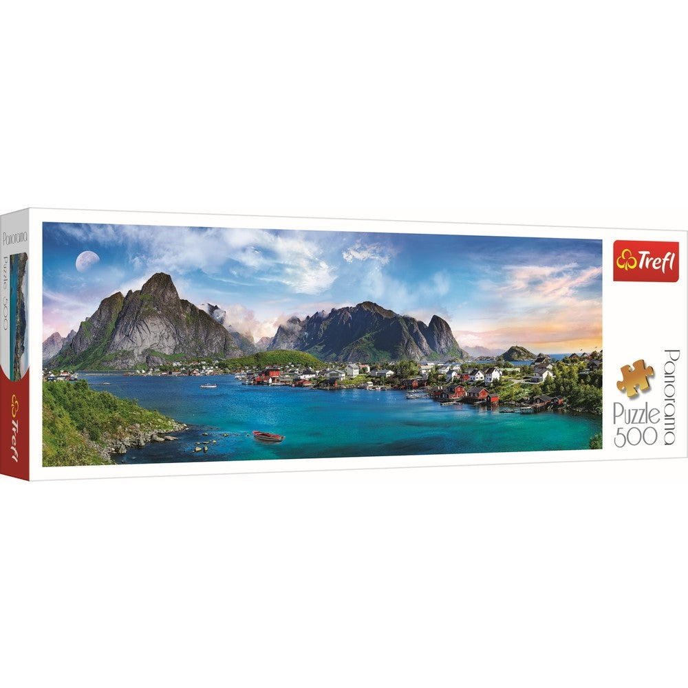 Puzzle trefl panorama 500 arhipelagul norvegian lofoten