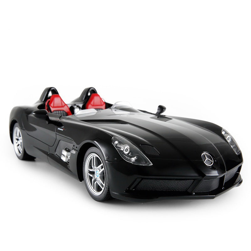 Masina cu telecomanda mercedes-benz slr neagra scara 1 la 12