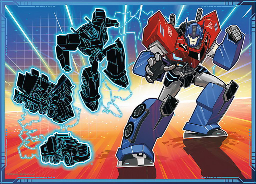 Puzzle trefl 4in1 transformers