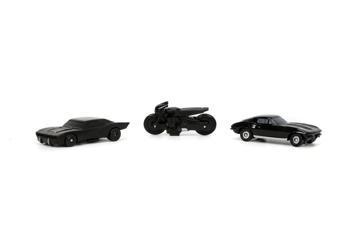 Jada set 3 vehicule nano batman 4cm