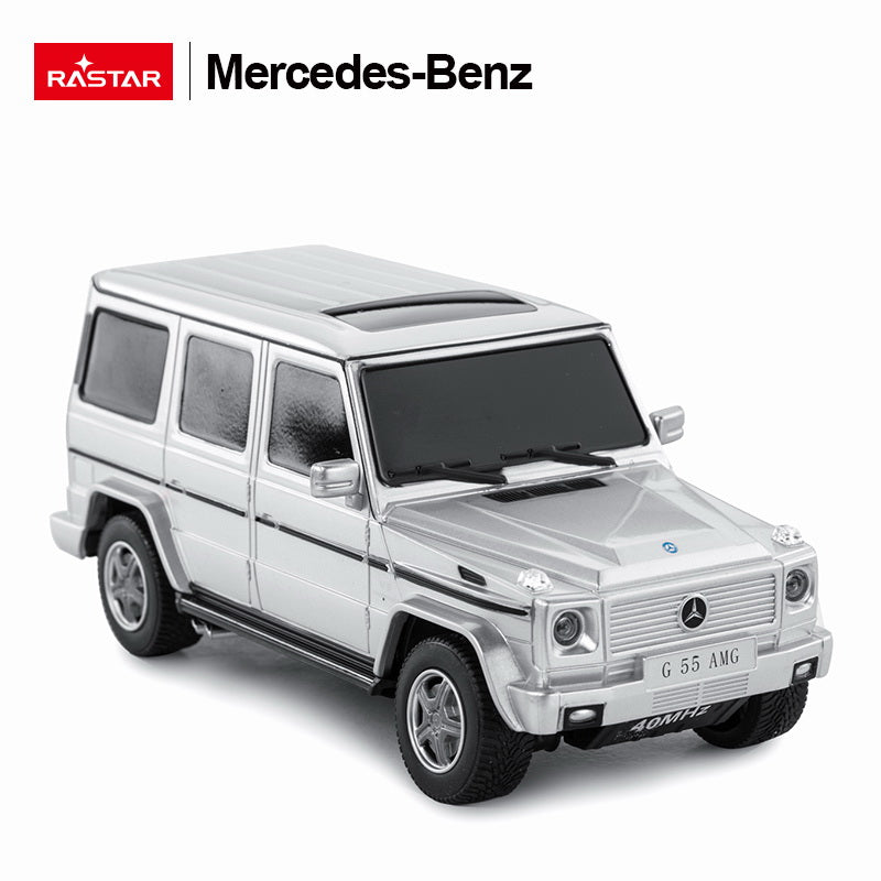 Masina cu telecomanda mercedes-benz g55 gri cu scara 1 la 24