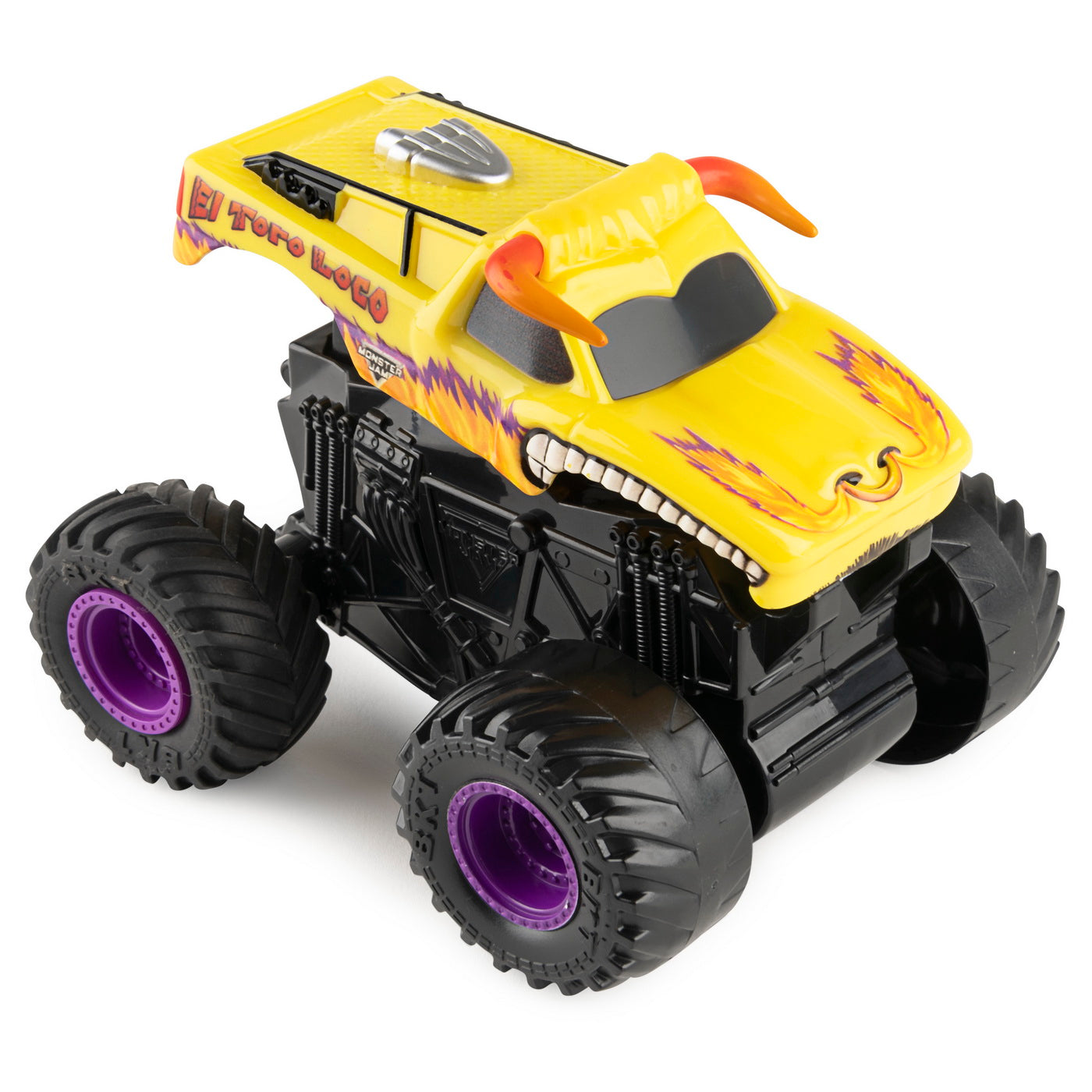 Monster jam el toro loco seria click flip scara 1 la 43