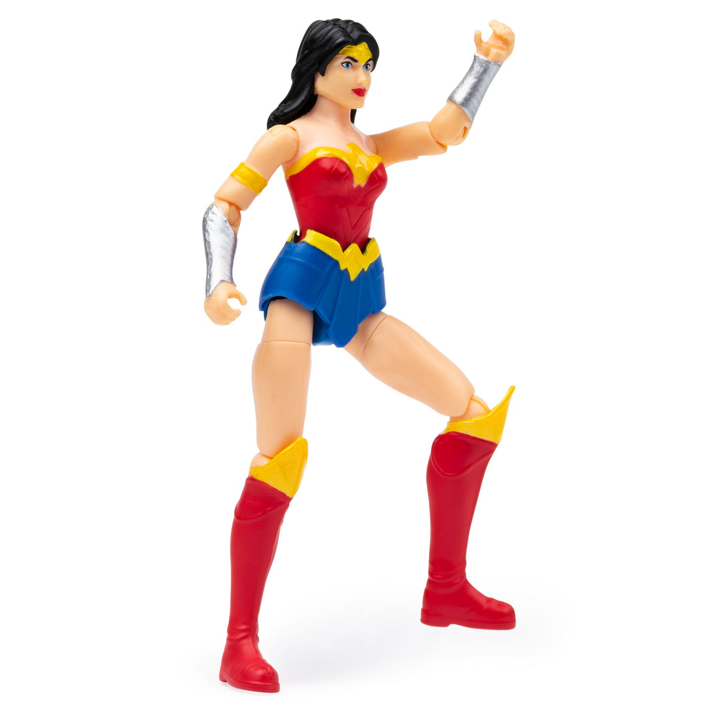 Figurina wonder woman 10cm flexibila si cu accesorii