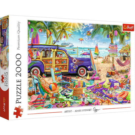 Puzzle trefl 2000 vacanta tropicala