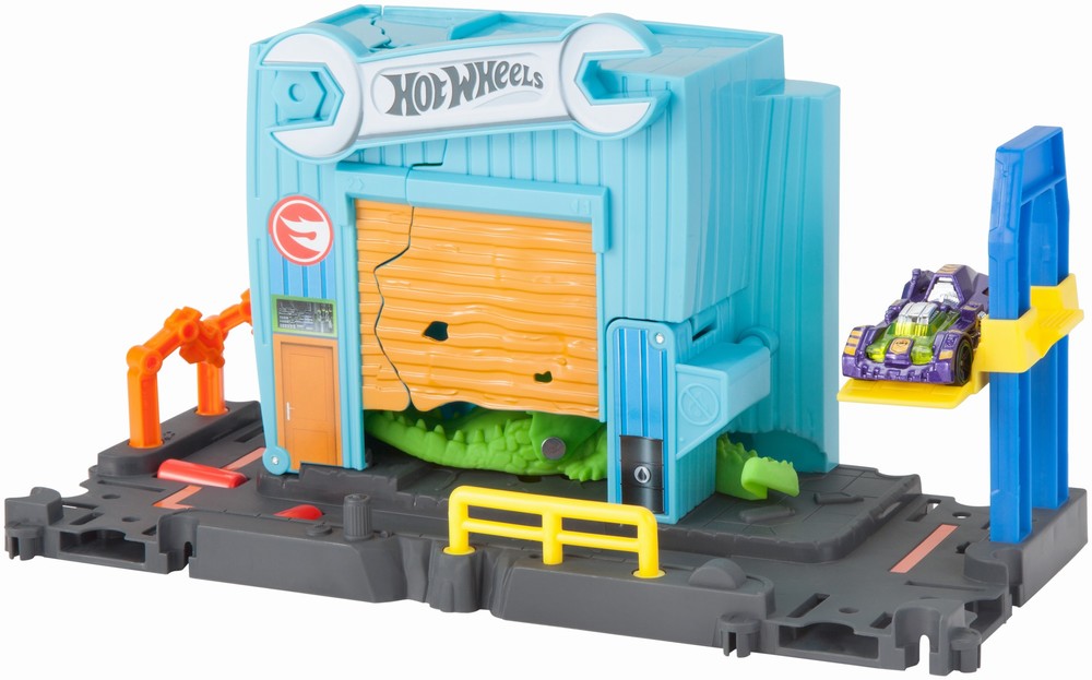 City cursa cu obstacol hot wheels atacul crocodilului