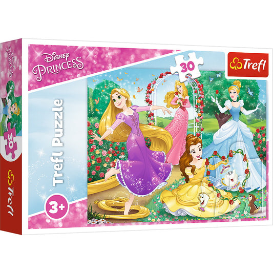 Puzzle trefl 30 printese disney in gradina palatului