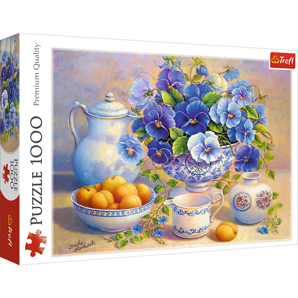 Puzzle trefl 1000 buchet albastru