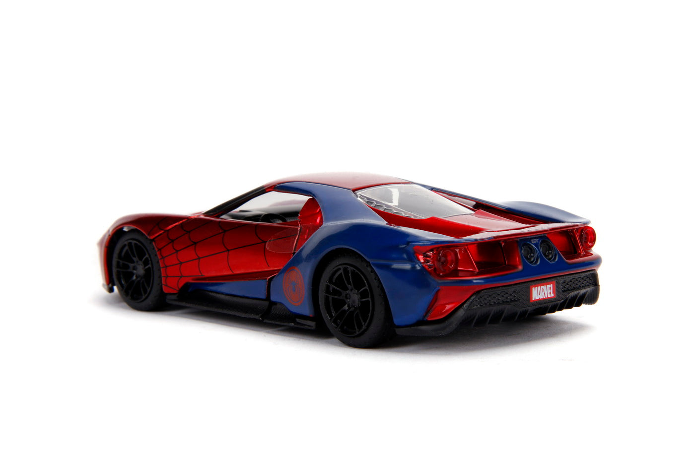 Masinuta metalica spiderman 2017 ford gt scara 1 la 32