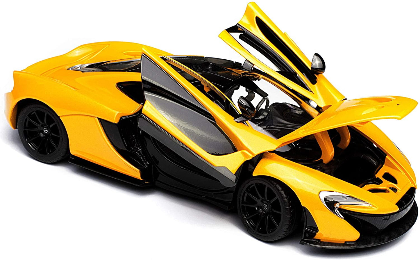 Masinuta metalica mclaren p1 galben scara 1 la 24