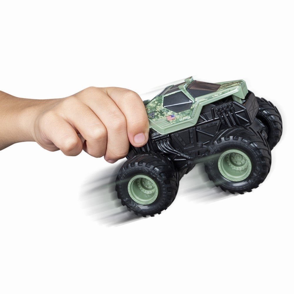 Monster jam macheta soldier of fortune seria roar scara 1 la 43