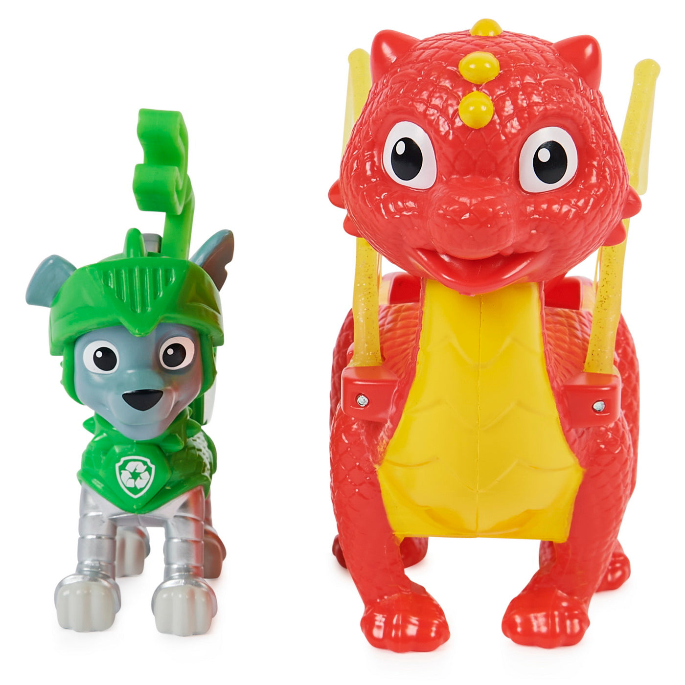 Patrula catelusilor minifigurine rocky si dragon flame