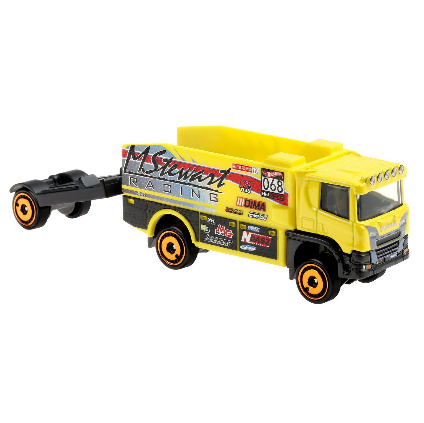 Hot wheels camion scania rally truck