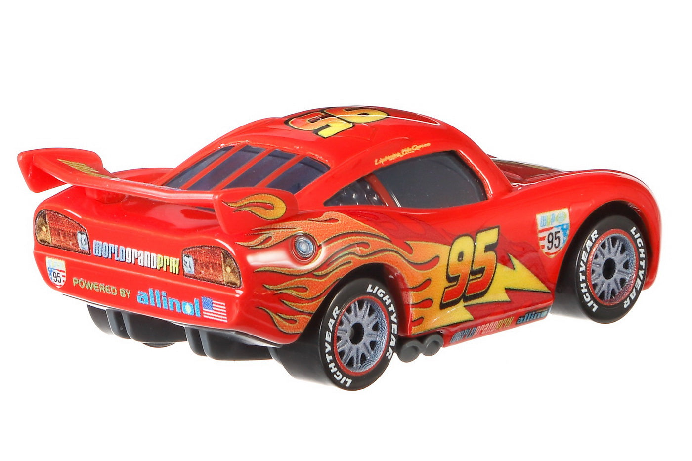 Masinuta metalica cars3 personajul fulger mcqueen cu roti de curse