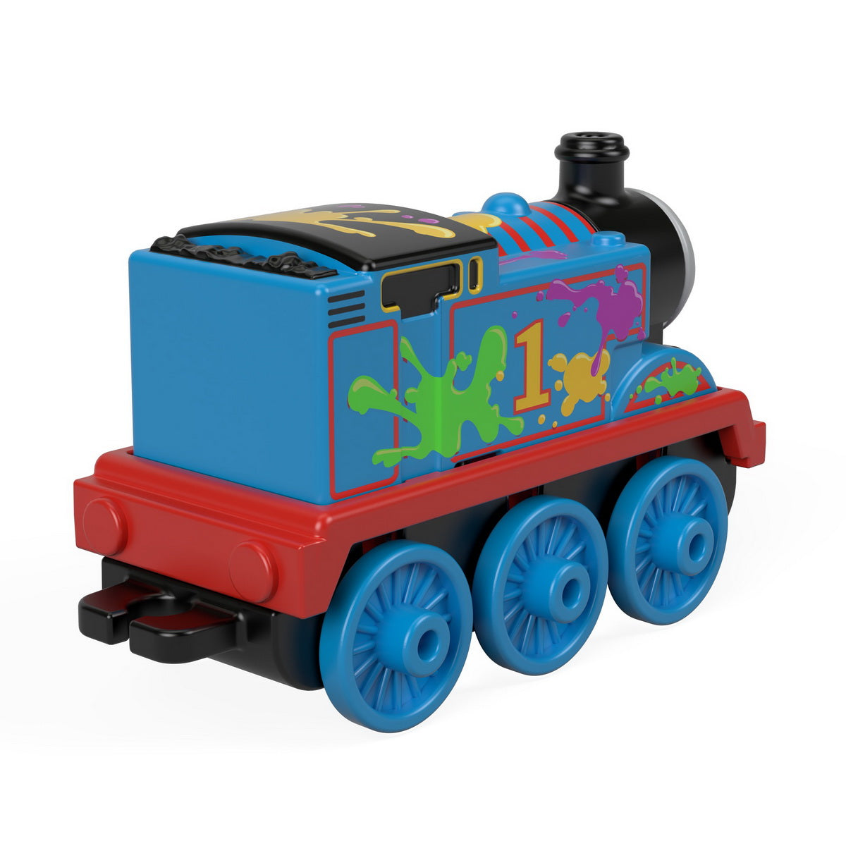 Thomas locomotiva push along cu pete colorate