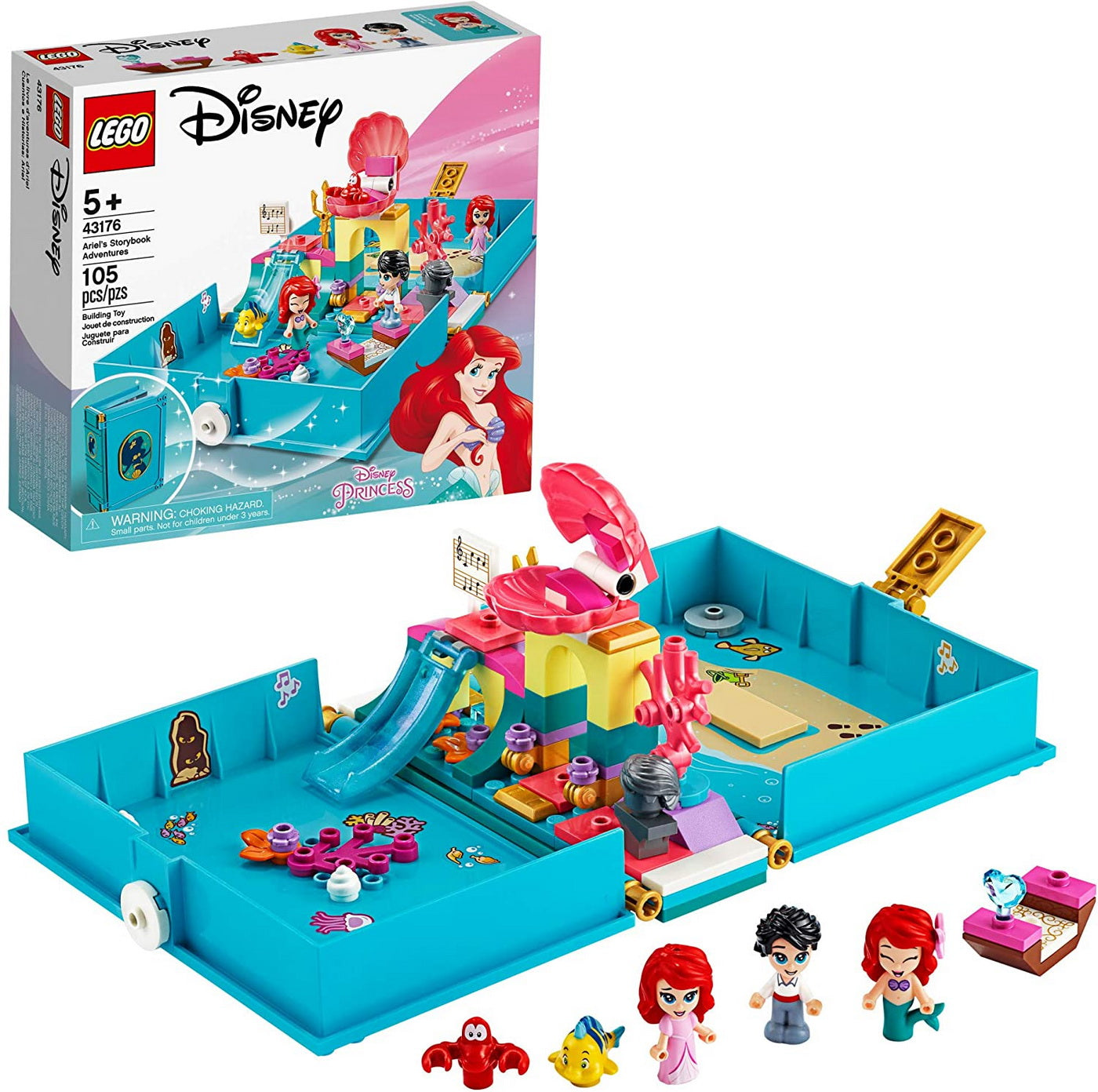 Lego  disney aventuri din cartea de povesti cu ariel 43176