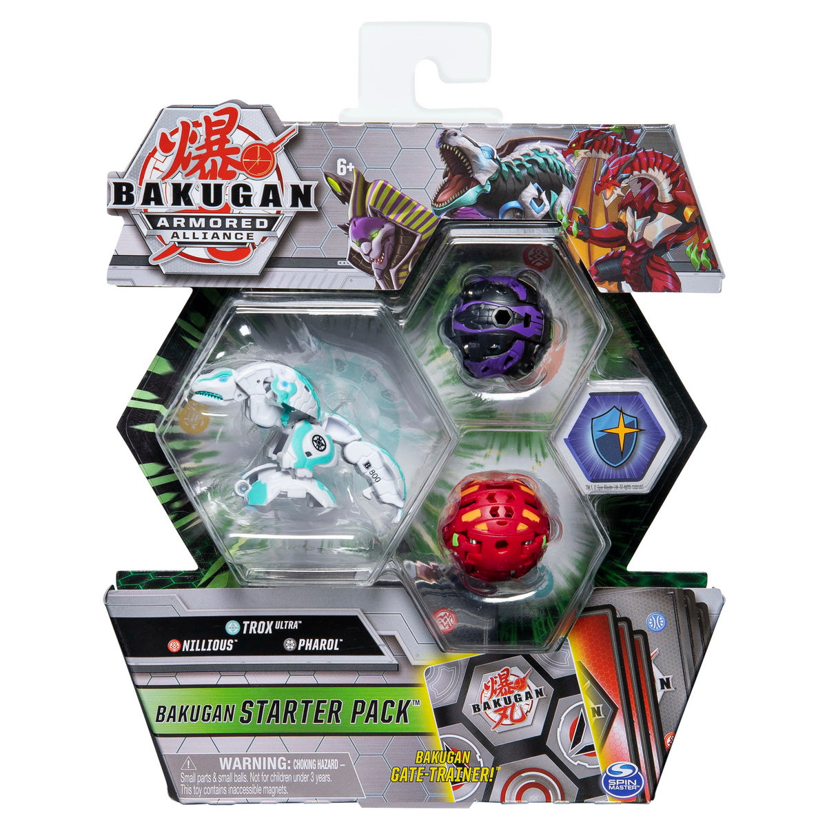 Bakugan s2 pachet de start nillious pharol si trox ultra