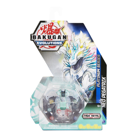 Bakugan s4 figurina metalica neo pegatrix alb