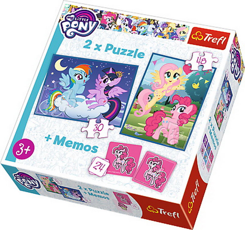 Puzzle trefl 2in1 memo despre prietenie