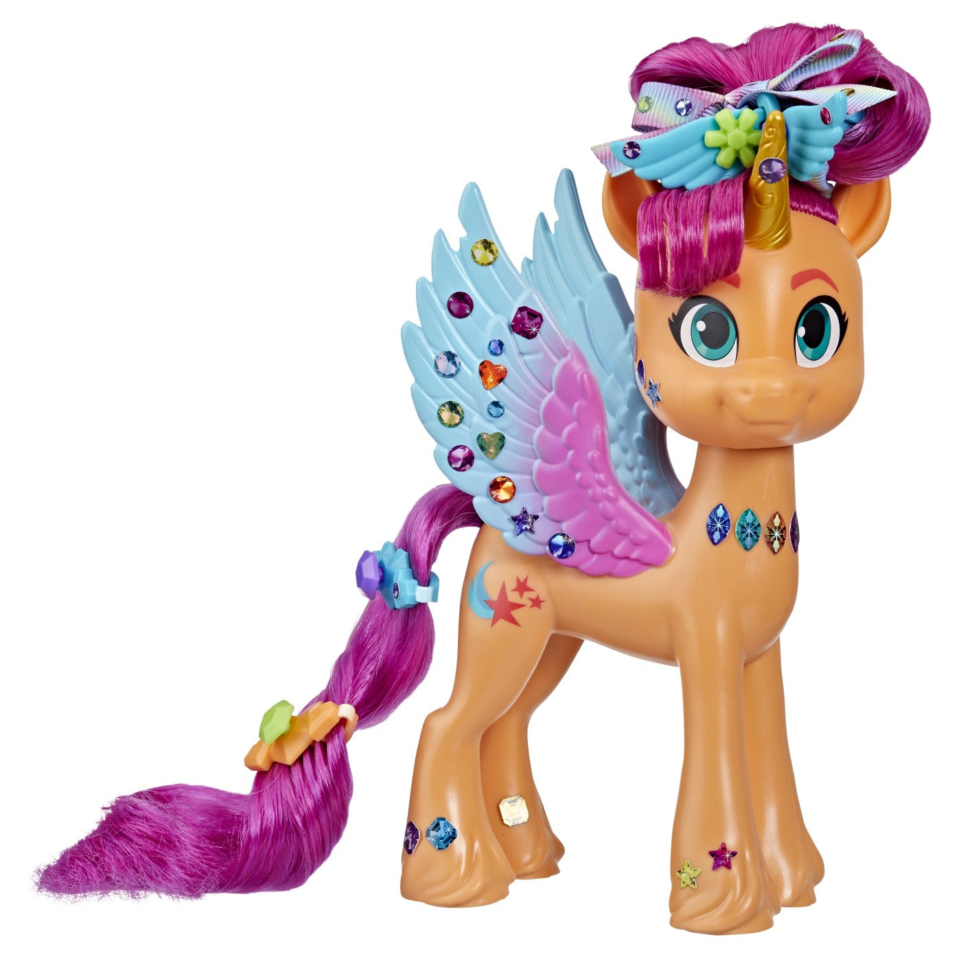 My little pony ribbon hairstyles figurina sunny starscout