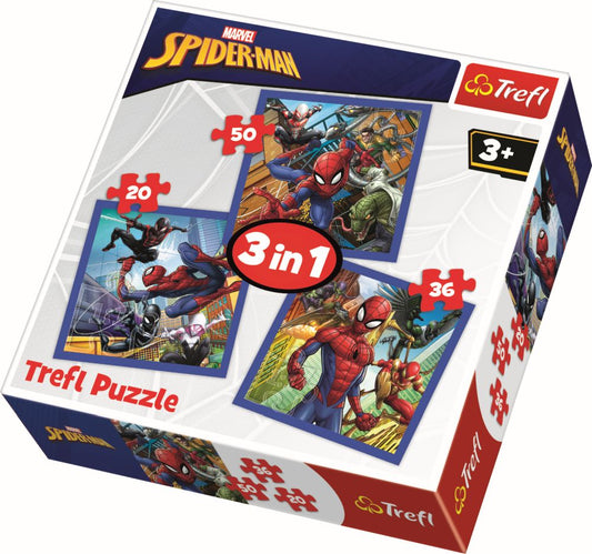 Puzzle trefl 3in1 forta paianjenului