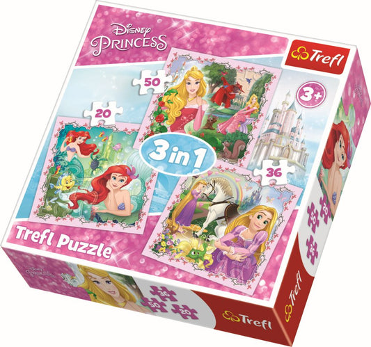 Puzzle trefl 3in1 printese