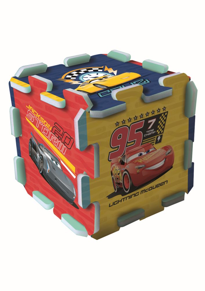 Puzzle trefl din spuma cars3