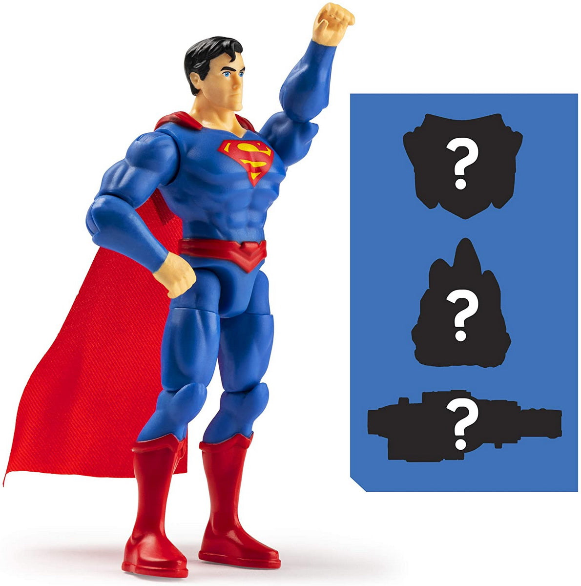 Figurina superman 10cm cu accesorii surpriza