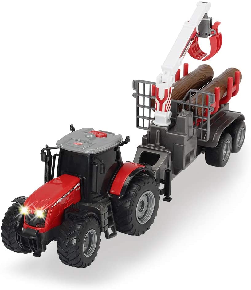 Tractor cu remorca massey ferguson 8737