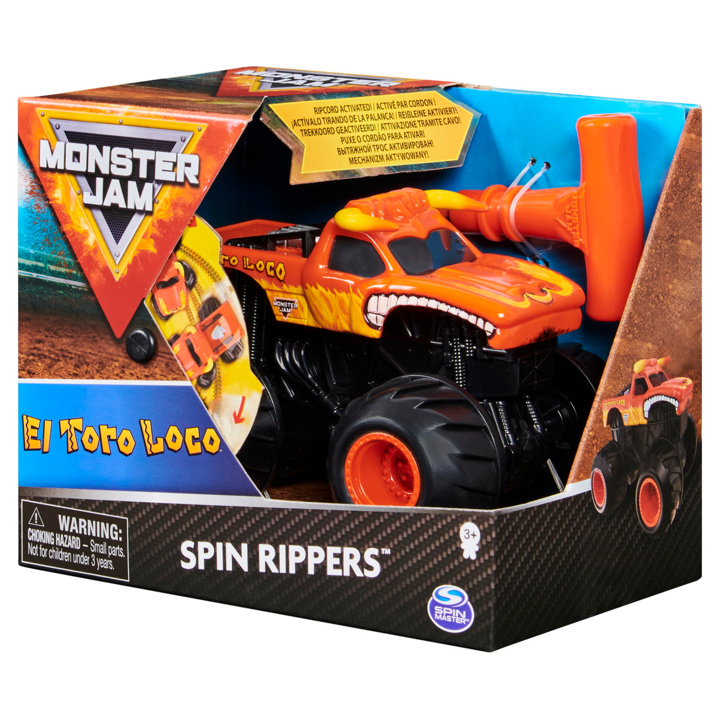 Monster jam el toro loco seria spin rippers scara 1 la 43