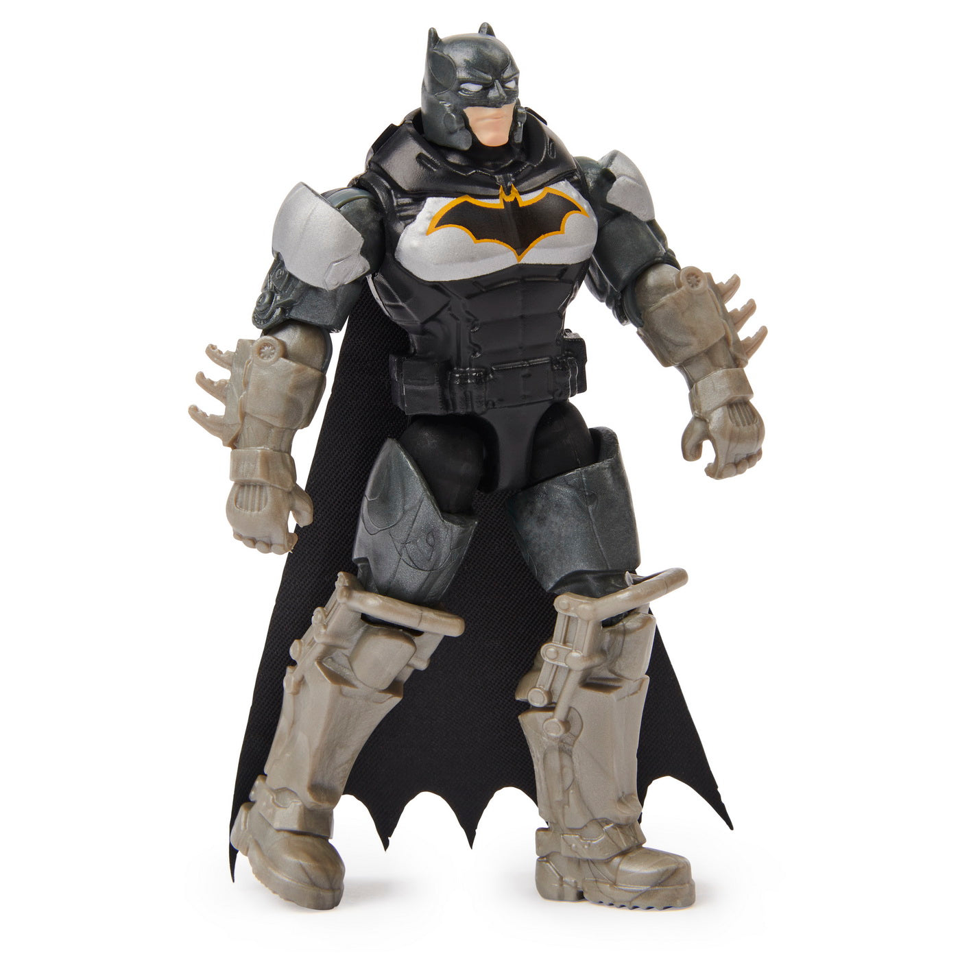 Figurina batman in costum cu armura 10cm cu accesorii surpriza