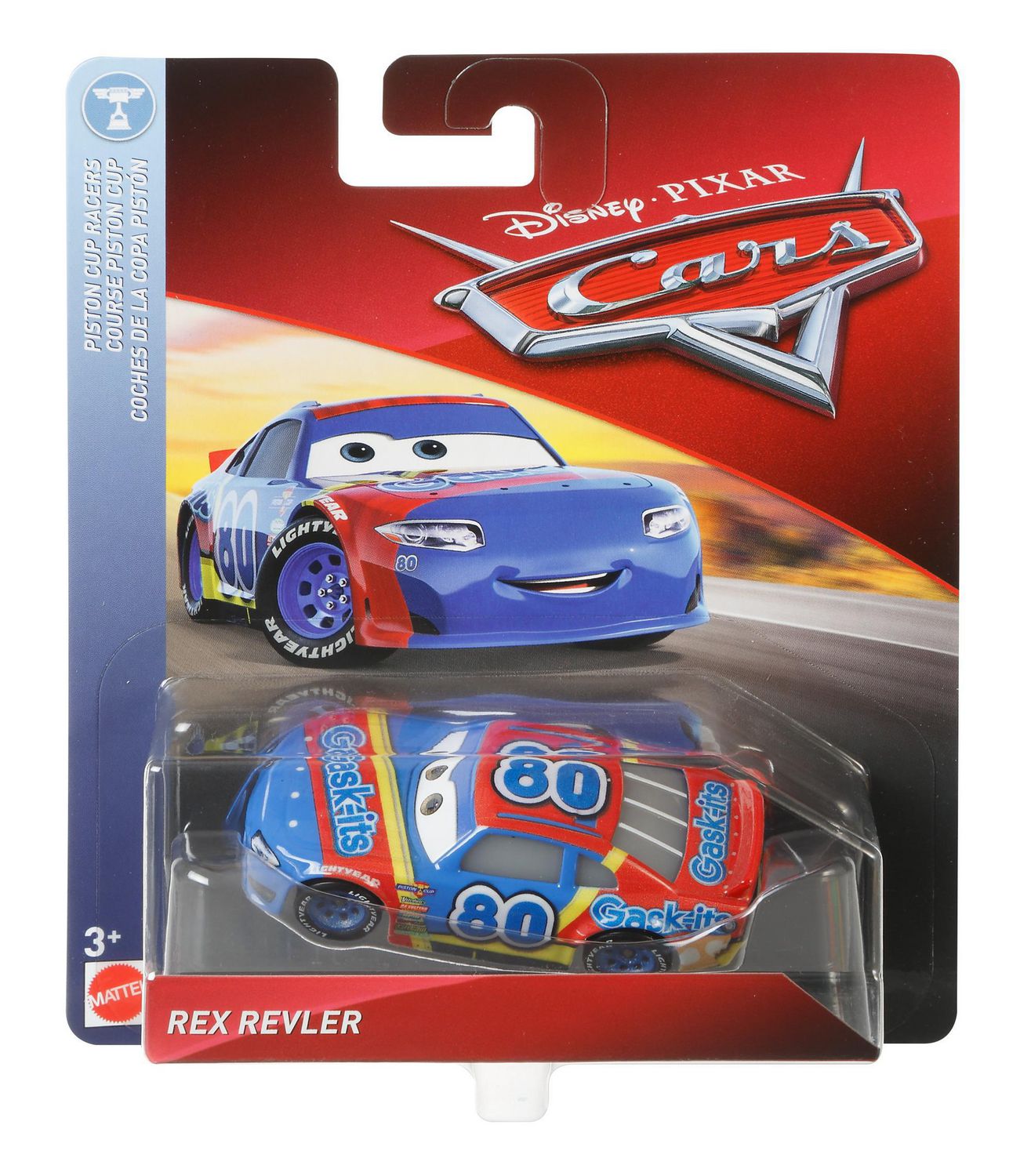 Masinuta metalica cars3 personajul rex revler