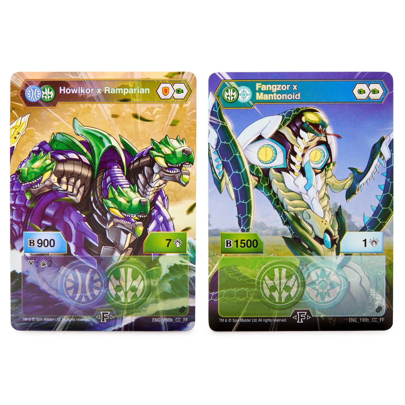 Bakugan s2 pachet de start howlkor fangzor si sairus ultra