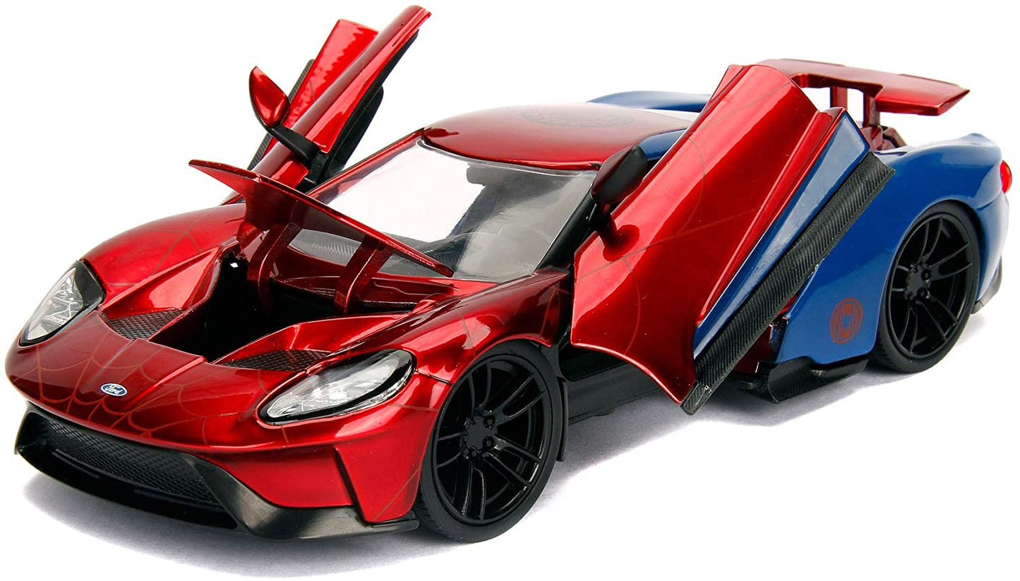 Marvel spiderman 2017 ford gt scara 1 la 24