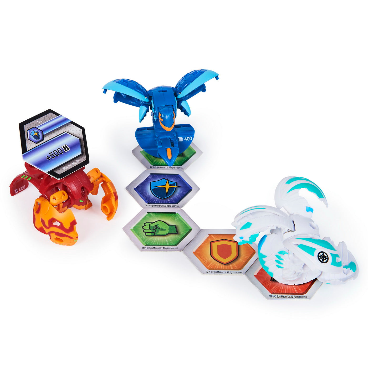 Bakugan s2 pachet de start barbetra, nillious si tretorous ultra