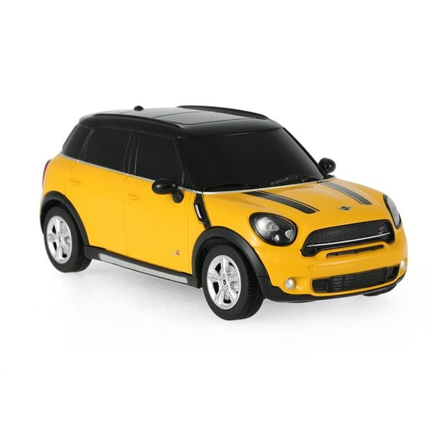 Masina cu telecomanda mini cooper s countryman galben cu scara 1 la 24