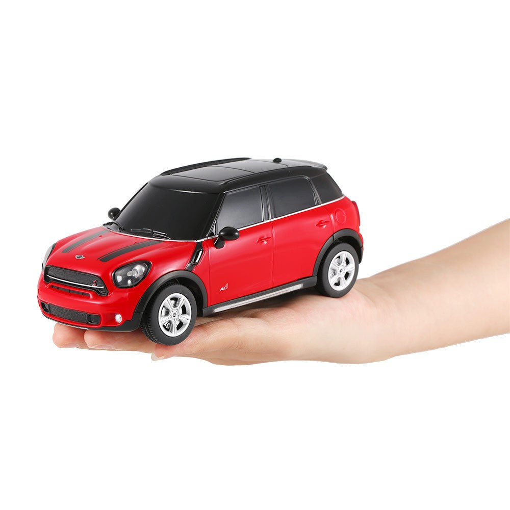 Masina cu telecomanda mini cooper s countryman rosu cu scara 1 la 24