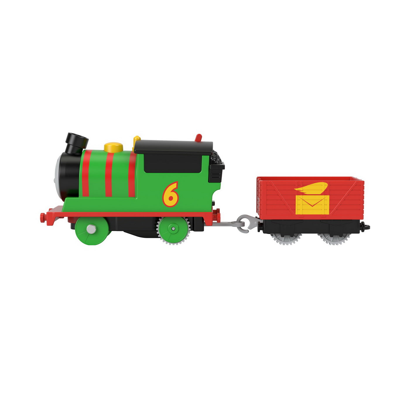 Thomas locomotiva motorizata percy cu vagon