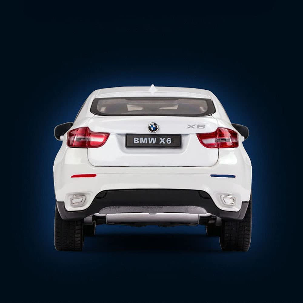 Masinuta metalica bmw x6 alb scara 1 la 24